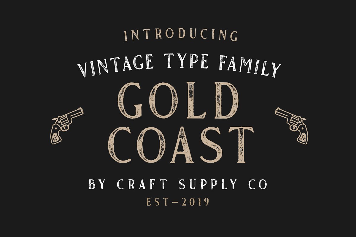 Example font Gold Coast #5